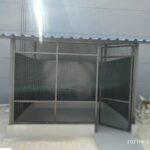 Fabricação de casa de armazenamento.
