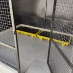 Fabricação de casa de armazenamento.